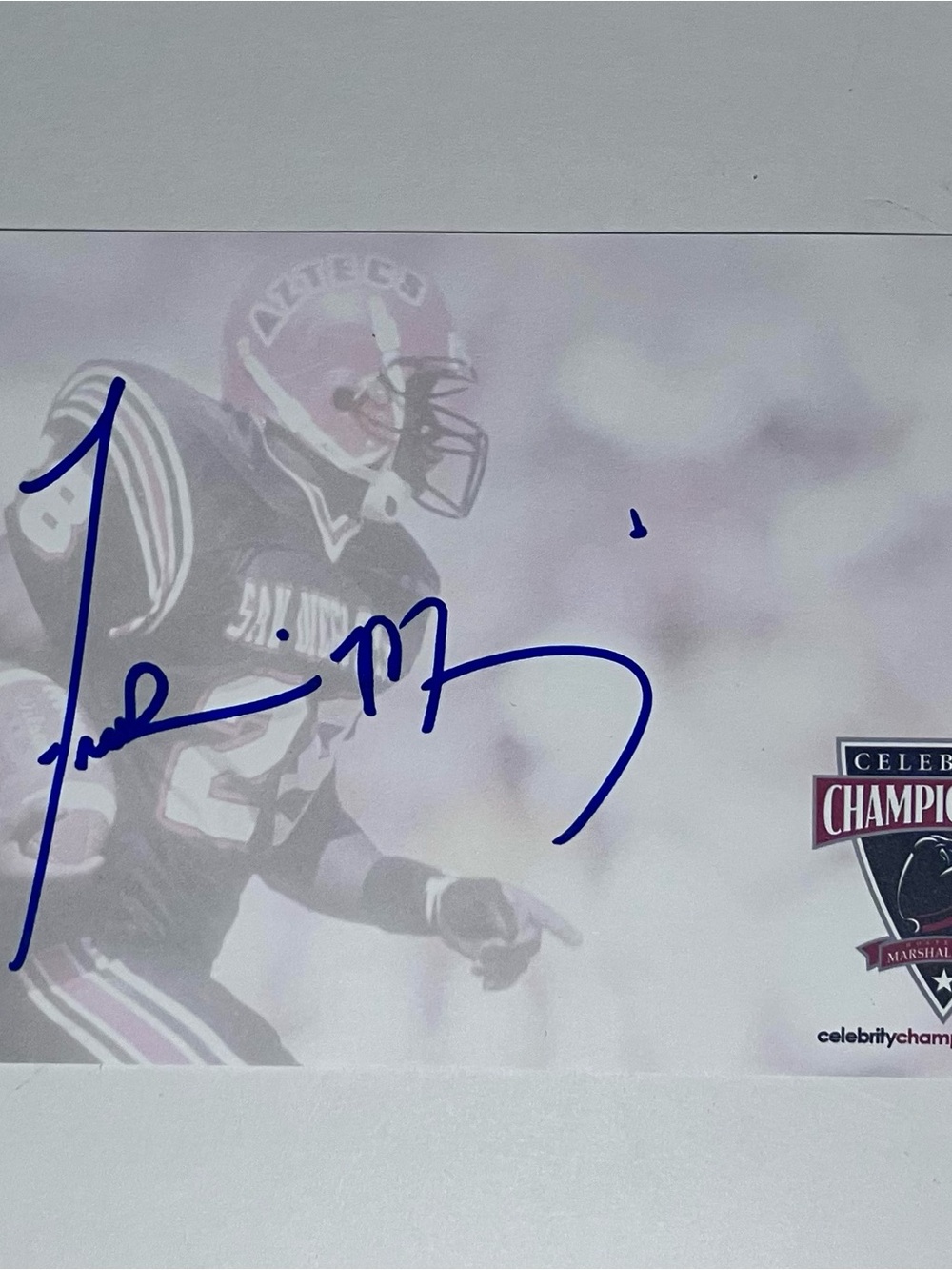 FRANKIE MUNIZ (“Malcolm in the Middle”) Signed CELEBRITY GOLF Card
